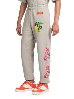 Heron Preston Global Collage Printed Sweatpants For Men -Cheap Mother And Heron Store unnamed file 1559