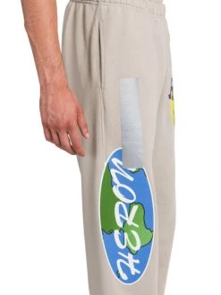 Heron Preston Global Collage Printed Sweatpants For Men -Cheap Mother And Heron Store unnamed file 1561