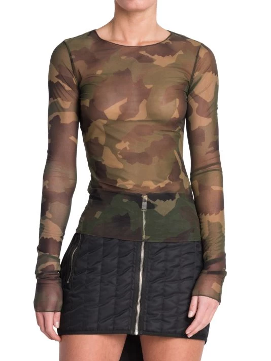 Heron Preston Sheer Mesh Camouflage Top 5 Heron Preston Sheer Mesh Camouflage Top - Image 3