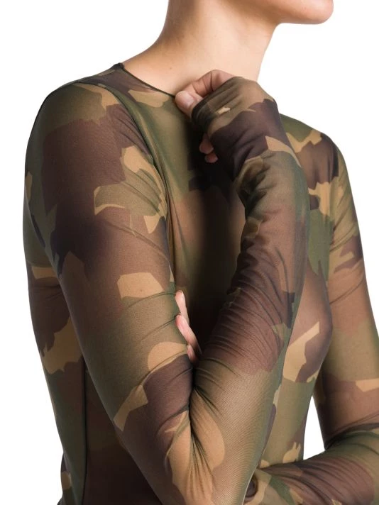 Heron Preston Sheer Mesh Camouflage Top 8 Heron Preston Sheer Mesh Camouflage Top - Image 6