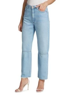 Mother Double Stack High-Rise Seamed Ankle Jeans -Cheap Mother And Heron Store unnamed file 159