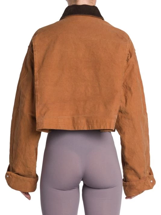 Heron Preston Cropped Canvas Jacket 7 Heron Preston Cropped Canvas Jacket - Image 5