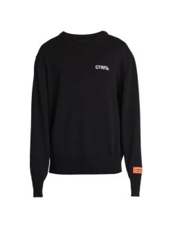 Heron Preston Ctnmb Knit Logo Sweater For Men