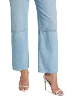 Mother Double Stack High-Rise Seamed Ankle Jeans -Cheap Mother And Heron Store unnamed file 161