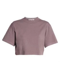 Heron Preston Short-Sleeve Cropped T-Shirt