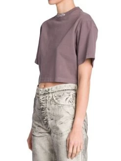 Heron Preston Short-Sleeve Cropped T-Shirt -Cheap Mother And Heron Store unnamed file 1613