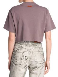 Heron Preston Short-Sleeve Cropped T-Shirt -Cheap Mother And Heron Store unnamed file 1614