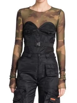 Heron Preston Camouflage Mesh Bodysuit -Cheap Mother And Heron Store unnamed file 1624