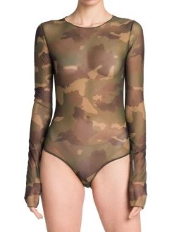 Heron Preston Camouflage Mesh Bodysuit -Cheap Mother And Heron Store unnamed file 1625