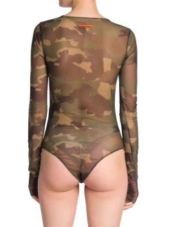 Heron Preston Camouflage Mesh Bodysuit -Cheap Mother And Heron Store unnamed file 1626