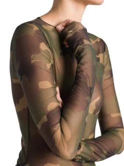 Heron Preston Camouflage Mesh Bodysuit -Cheap Mother And Heron Store unnamed file 1628