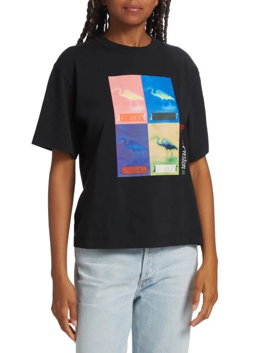 Heron Preston Checkered Graphic T-Shirt 4 Heron Preston Checkered Graphic T-Shirt - Image 2