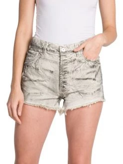 Heron Preston Overdyed Spray Jean Shorts -Cheap Mother And Heron Store unnamed file 1654