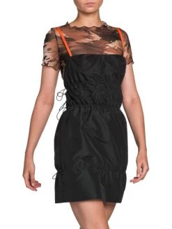 Heron Preston Ruched Nylon Minidress -Cheap Mother And Heron Store unnamed file 1710