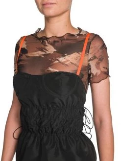 Heron Preston Ruched Nylon Minidress -Cheap Mother And Heron Store unnamed file 1712