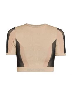 Heron Preston 3D Ribbed Cropped Top