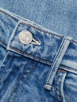 Mother The Hustler High-Rise Ankle Flare Stretch Fray Jeans -Cheap Mother And Heron Store unnamed file 190