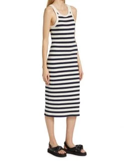 Mother The Chin Ups Rib-Knit Midi-Dress -Cheap Mother And Heron Store unnamed file 213