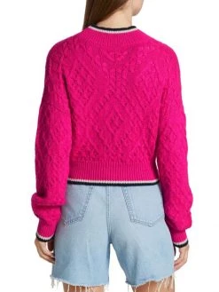 Mother The Mock Alpaca-Blend Crop Sweater -Cheap Mother And Heron Store unnamed file 229
