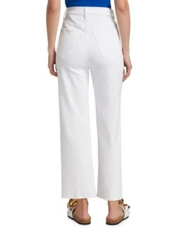 Mother The Tunnel Vision Ankle High-Rise Stretch Crop Straight-Leg Jeans -Cheap Mother And Heron Store unnamed file 236