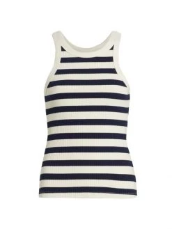 Mother The Chin Ups Rib-Knit Tank