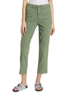 Mother The Springy Ankle Straight-Leg Cropped Pants -Cheap Mother And Heron Store unnamed file 262