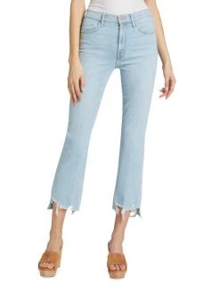 Mother The Insider Cropped Raw-Edge Jeans -Cheap Mother And Heron Store unnamed file 269