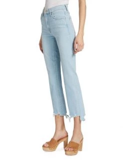 Mother The Insider Cropped Raw-Edge Jeans -Cheap Mother And Heron Store unnamed file 270