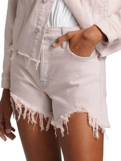 Mother The Tomcat High-Rise Cotton-Blend Denim Shorts 14 Mother The Tomcat High-Rise Cotton-Blend Denim Shorts -Cheap Mother And Heron Store unnamed file 279