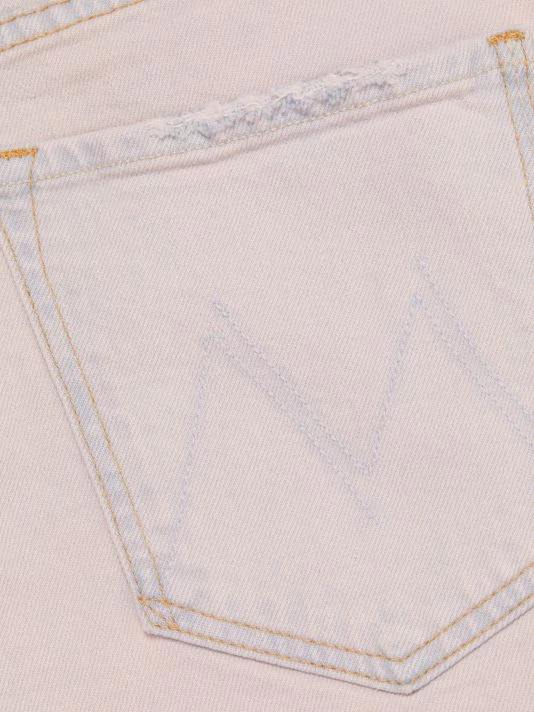 Mother The Tomcat High-Rise Cotton-Blend Denim Shorts 9 Mother The Tomcat High-Rise Cotton-Blend Denim Shorts - Image 7