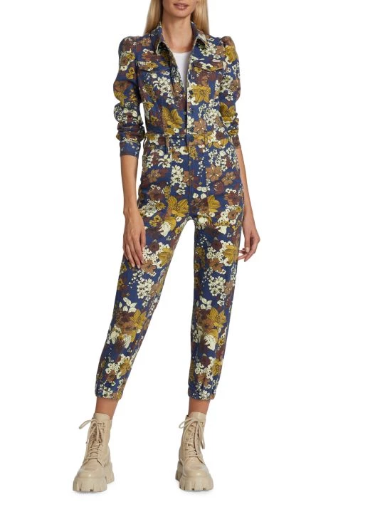 Mother Puffy Wrapper Floral Jumpsuit 4 Mother Puffy Wrapper Floral Jumpsuit - Image 2