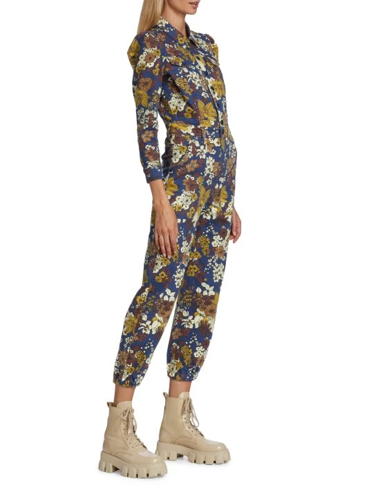 Mother Puffy Wrapper Floral Jumpsuit 6 Mother Puffy Wrapper Floral Jumpsuit - Image 4
