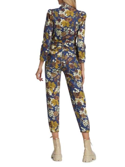 Mother Puffy Wrapper Floral Jumpsuit 7 Mother Puffy Wrapper Floral Jumpsuit - Image 5