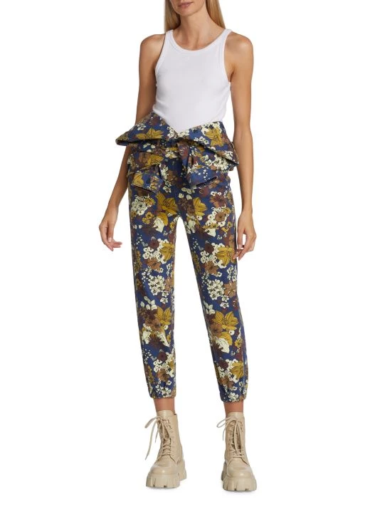 Mother Puffy Wrapper Floral Jumpsuit 8 Mother Puffy Wrapper Floral Jumpsuit - Image 6