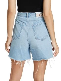 Mother Double-Pleated Denim Shorts 13 Mother Double-Pleated Denim Shorts -Cheap Mother And Heron Store unnamed file 344
