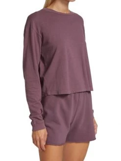 Mother The Twister Cropped Long Sleeve -Cheap Mother And Heron Store unnamed file 378