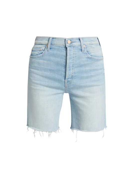 Mother The Tripper Cut-Off Fray Denim Shorts 3 Mother The Tripper Cut-Off Fray Denim Shorts