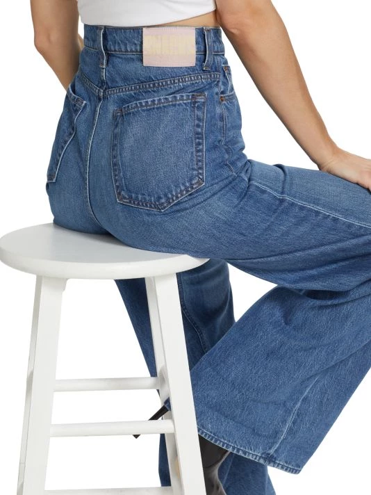 Mother Funnel Cuff High-Rise Rigid Wide-Leg Jeans 8 Mother Funnel Cuff High-Rise Rigid Wide-Leg Jeans - Image 6