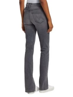 Mother The Rascal Split-Hem High-Rise Straight-Leg Jeans -Cheap Mother And Heron Store unnamed file 449