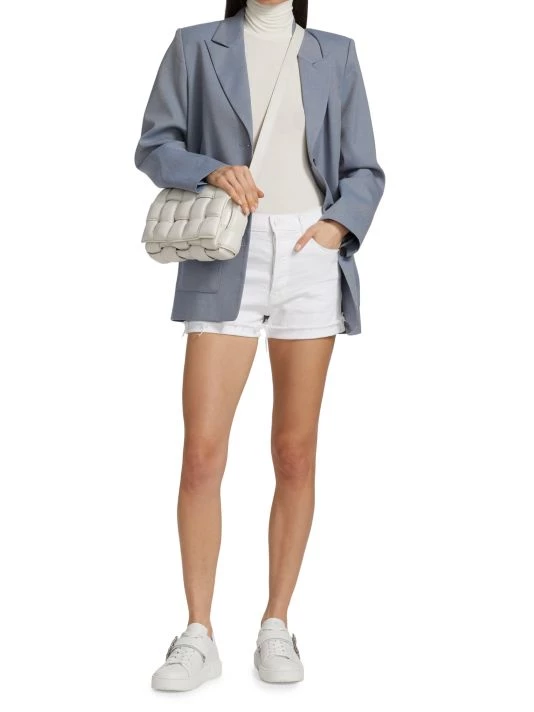 Mother The Proper Mid-Rise Stretch Denim Shorts 4 Mother The Proper Mid-Rise Stretch Denim Shorts - Image 2
