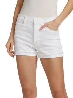 Mother The Proper Mid-Rise Stretch Denim Shorts 11 Mother The Proper Mid-Rise Stretch Denim Shorts -Cheap Mother And Heron Store unnamed file 503