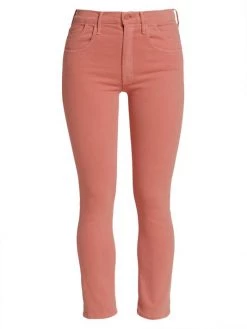 Mother Stash Mid-Rise Stretch Skinny Ankle Jeans