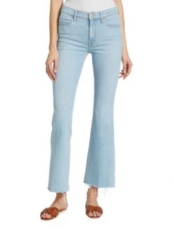 Mother The Weekender FrayMid-Rise Stretch Flared Jeans -Cheap Mother And Heron Store unnamed file 531