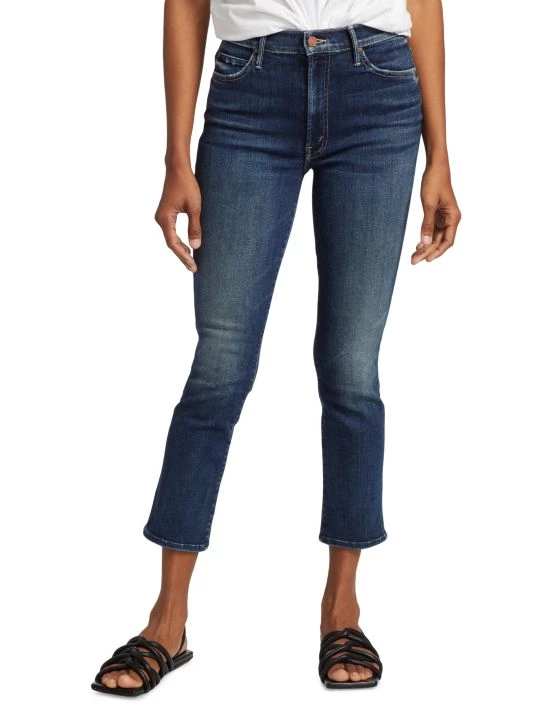 Mother The Swooner Rascal High-Rise Straight-Leg Ankle Jeans 5 Mother The Swooner Rascal High-Rise Straight-Leg Ankle Jeans - Image 3