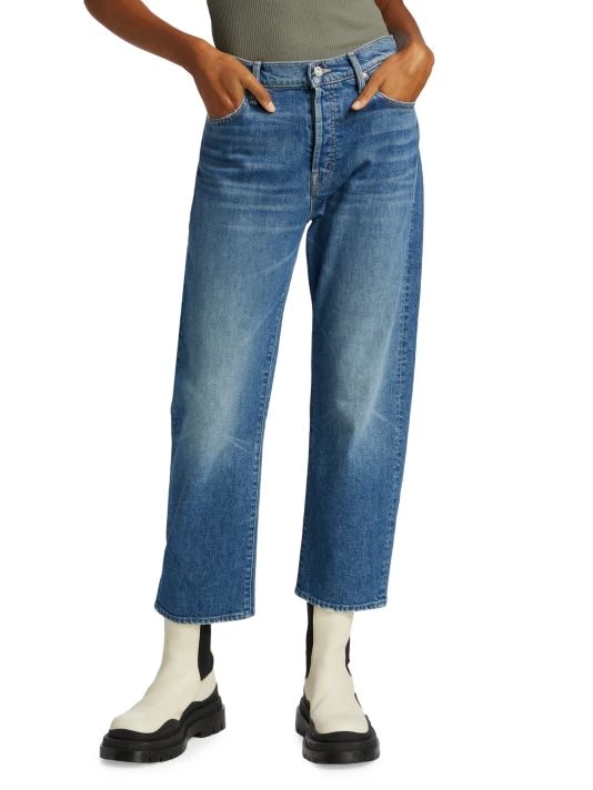 Mother The Ditcher Stretch Straight-Fit Crop Jeans 5 Mother The Ditcher Stretch Straight-Fit Crop Jeans - Image 3