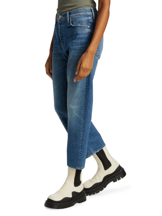 Mother The Ditcher Stretch Straight-Fit Crop Jeans 6 Mother The Ditcher Stretch Straight-Fit Crop Jeans - Image 4