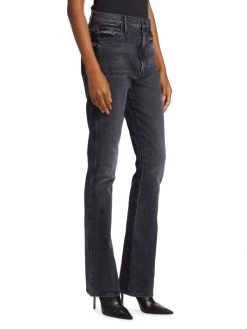Mother High-Waisted Smokin' Double-Heel Jeans -Cheap Mother And Heron Store unnamed file 553