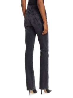 Mother High-Waisted Smokin' Double-Heel Jeans -Cheap Mother And Heron Store unnamed file 554
