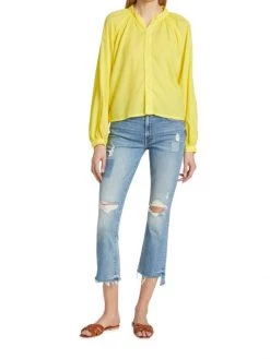 Mother The Insider Cropped Frayed Jeans -Cheap Mother And Heron Store unnamed file 565