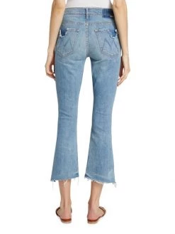 Mother The Insider Cropped Frayed Jeans -Cheap Mother And Heron Store unnamed file 568